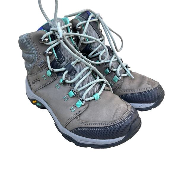 AHNU By Teva Montara III Event Mid Hiking Boots Vibram Suede Size 5 - Picture 1 of 15